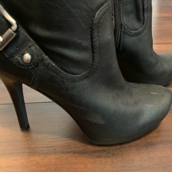 BCBG Max Azria Black Stiletto Boots - Picture 4 of 8
